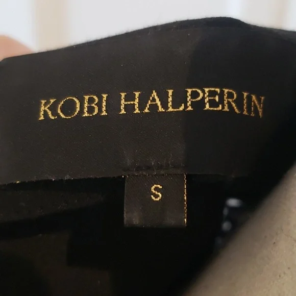 Kobi Halperin Neve Black Linen-Blend Lace Jacket — Size S — Excellent Pre-Owned